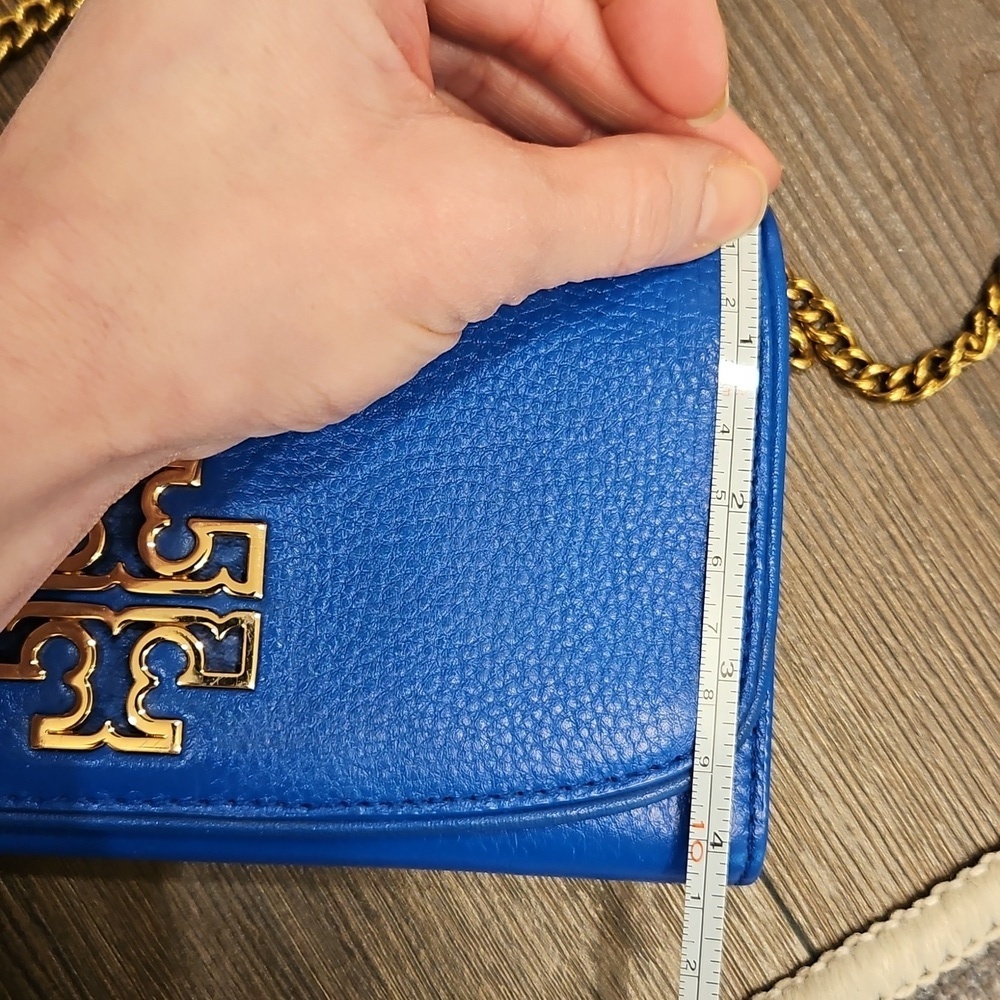 Tory Burch Britten Duo Envelope Long Continental Leather Wallet + Conversion - Picture 15 of 16